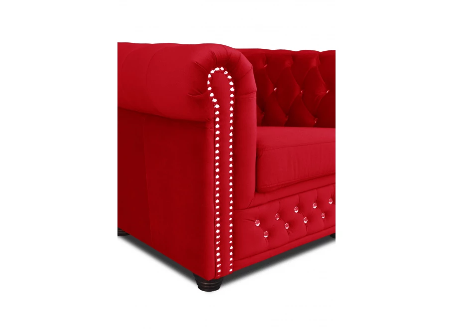 Fotel pikowany FELIX BLINK Chesterfield