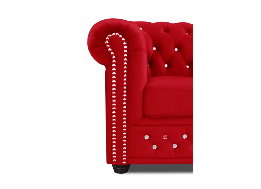 Fotel pikowany FELIX BLINK Chesterfield
