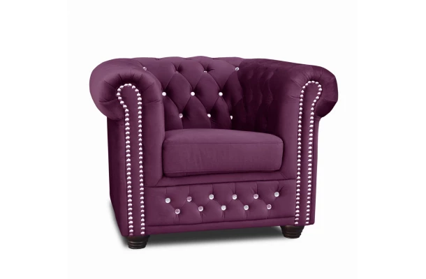 Fotel pikowany FELIX BLINK Chesterfield - design i funkcjonalnosc w parze