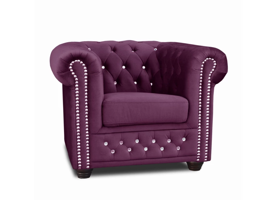 Fotel pikowany FELIX BLINK Chesterfield