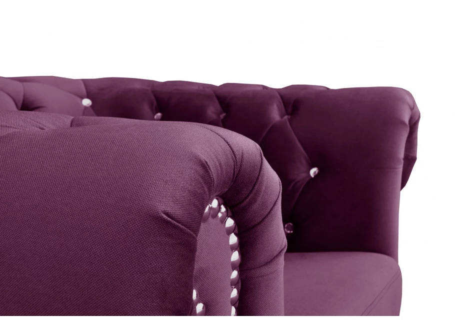Fotel pikowany FELIX BLINK Chesterfield