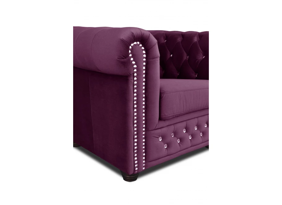 Fotel pikowany FELIX BLINK Chesterfield