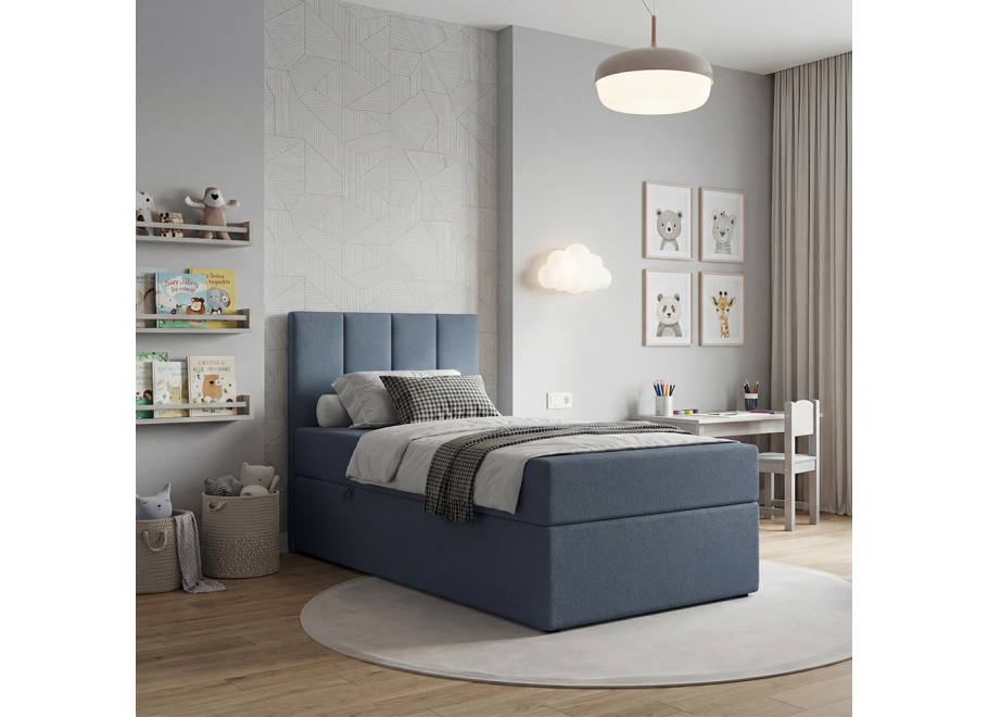 Łóżko Atlanta Comfort młodzieżowe z pojemnikiem na pościel na wymiar - Lambi 16