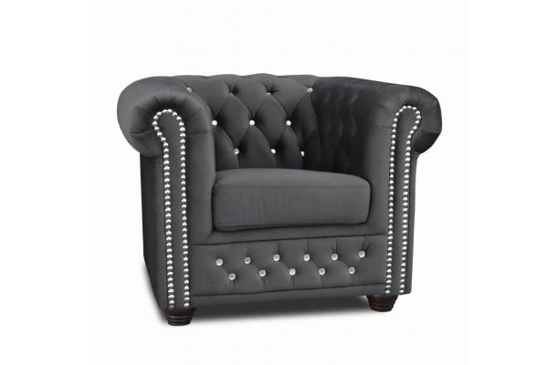 Fotel pikowany FELIX BLINK Chesterfield