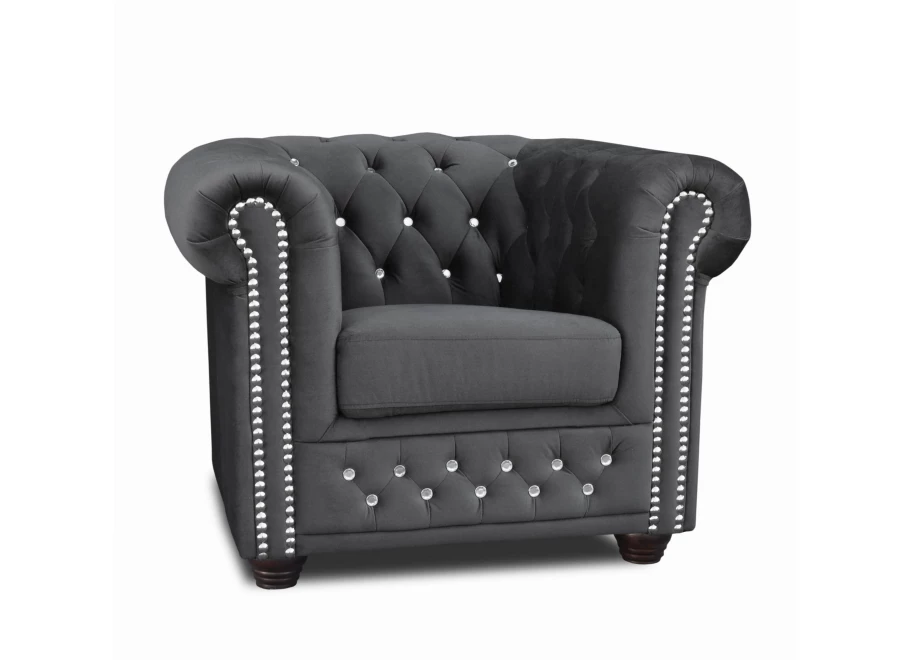 Fotel pikowany FELIX BLINK Chesterfield