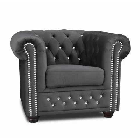 Fotel pikowany FELIX BLINK Chesterfield