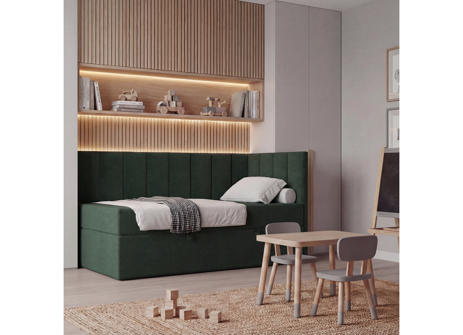 Łóżko Nevada Comfort młodzieżowe z pojemnikiem na pościel na wymiar - Lambi 15