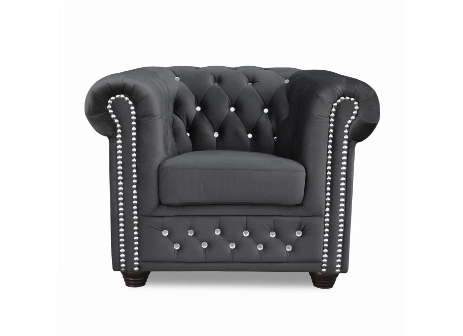Fotel pikowany FELIX BLINK Chesterfield