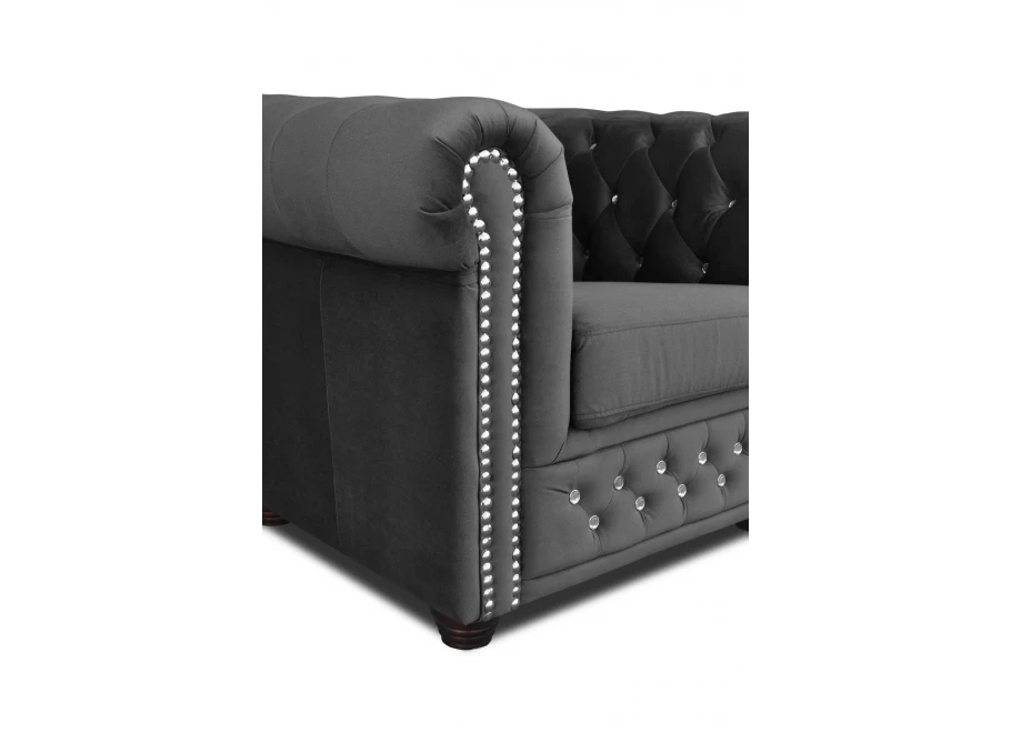 Fotel pikowany FELIX BLINK Chesterfield