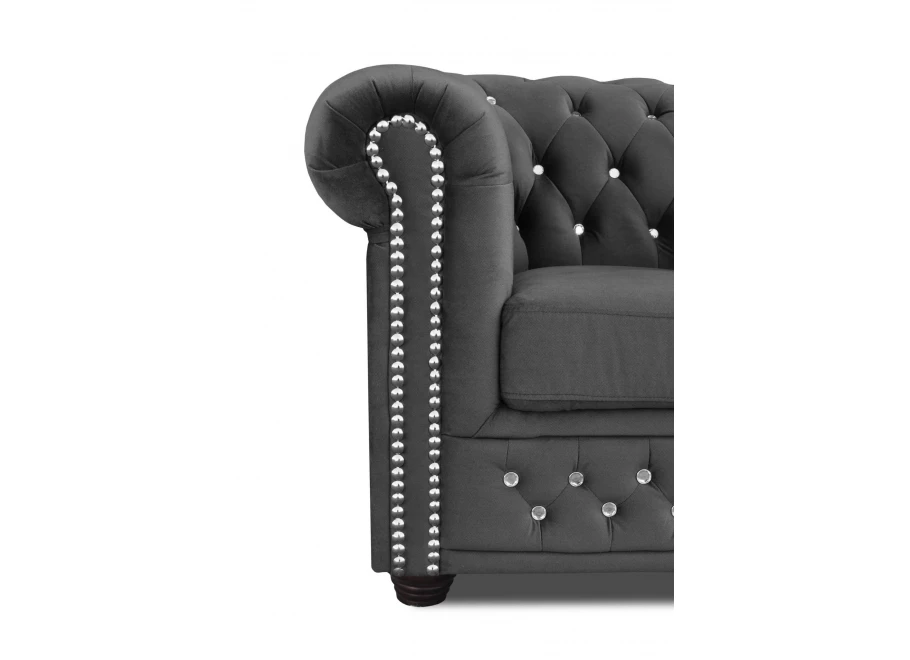 Fotel pikowany FELIX BLINK Chesterfield