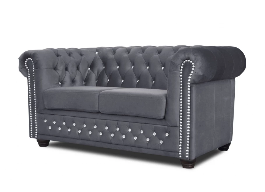 Sofa dwuosobowa pikowana Chesterfield FELIX BLINK 2