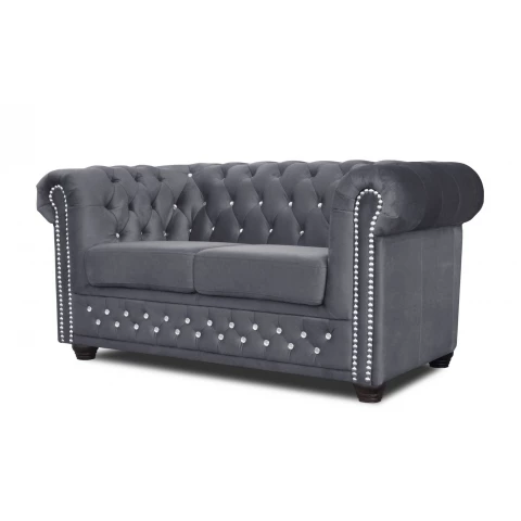 Sofa dwuosobowa pikowana Chesterfield FELIX BLINK 2