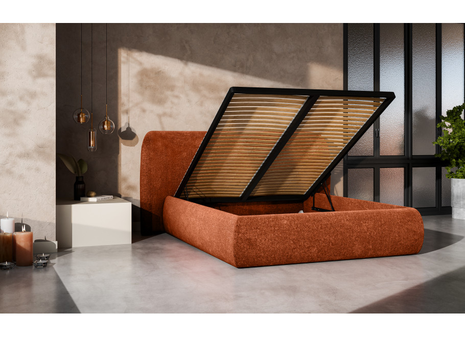 Łóżko tapicerowane minimalistyczne MODO 5