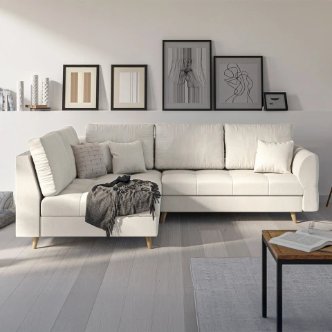 Narożnik czteroosobowy nowoczesny Laril L