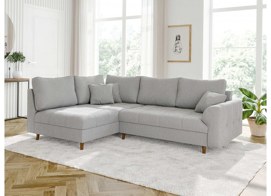 Narożnik czteroosobowy nowoczesny Laril L - Lincoln 86