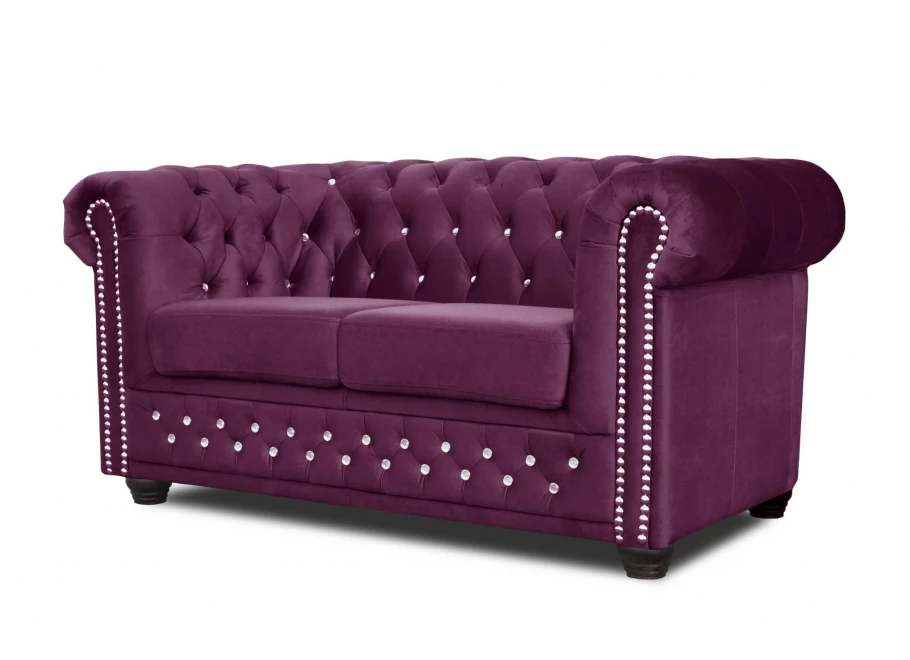 Sofa dwuosobowa pikowana Chesterfield FELIX BLINK 2