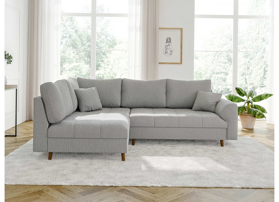 Narożnik czteroosobowy nowoczesny Laril L - Lincoln 86