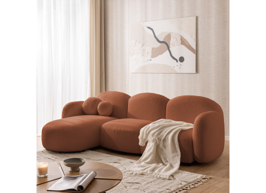 Nowoczesny, duży narożnik z ozdobnymi poduszkami Bloop - Quelle 54