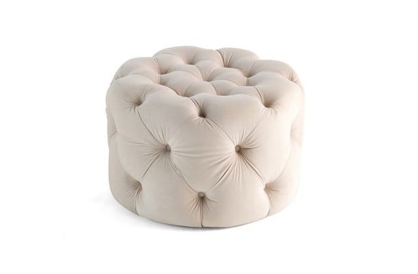 Puf pikowany Chesterfield BENTLEY