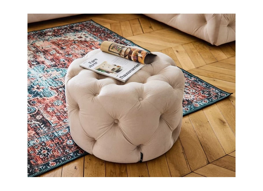 Puf pikowany Chesterfield BENTLEY Puf pikowany Chesterfield BENTLEY