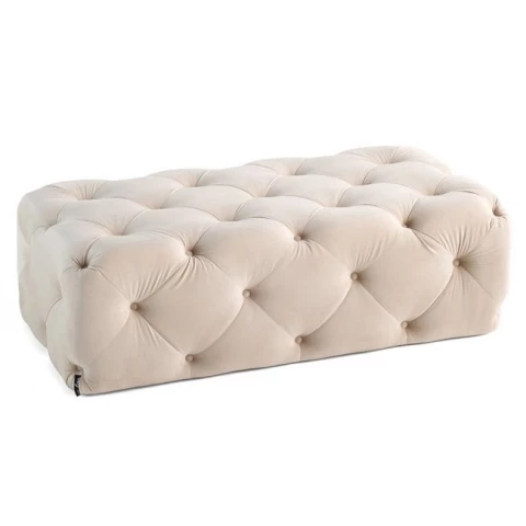 Puf pikowany Chesterfield 130x65 BENTLEY