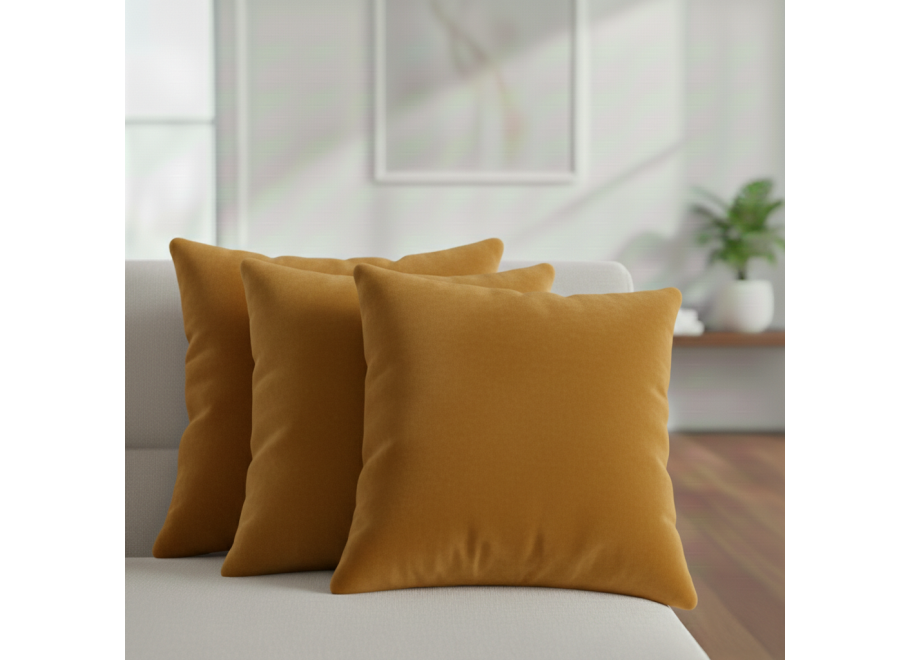 Zestaw trzech poduszek dekoracyjnych - tkanina do wyboru