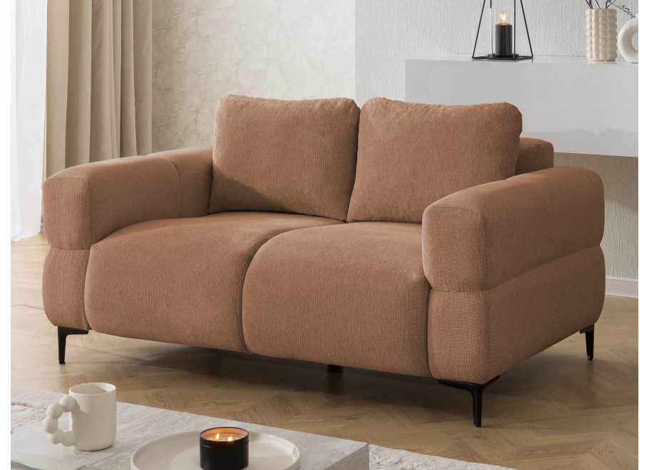 Nowoczesna Sofa 2-osobowa Valentia na Wysokich Nóżkach do salonu - Aragon 59