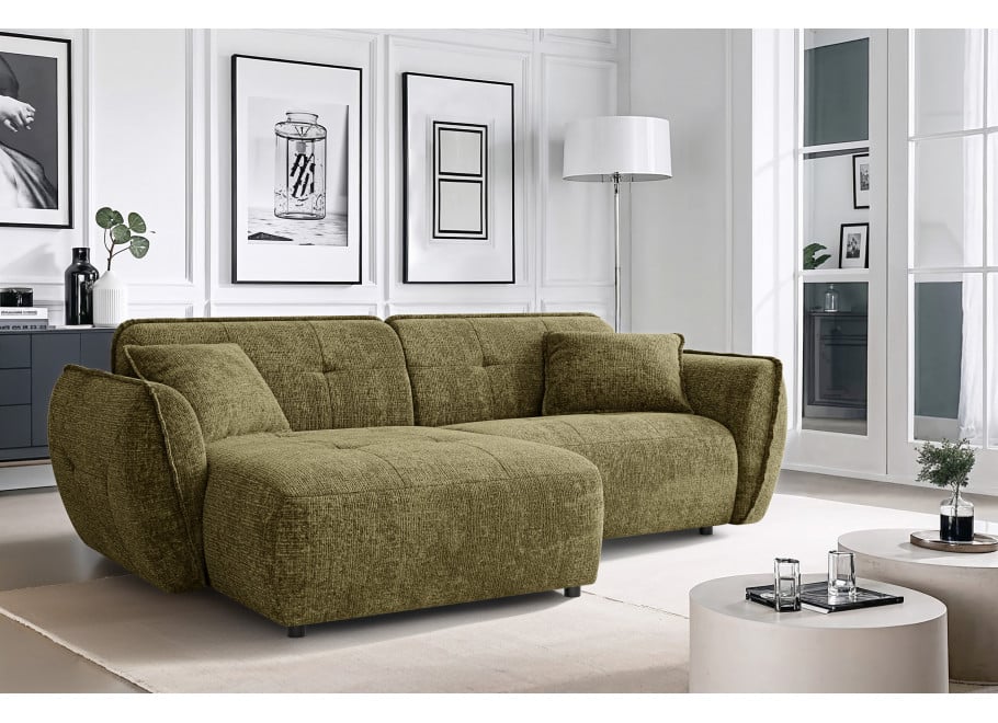 Narożnik Lumi – Obły Narożnik L nowoczesny z Przeszyciami - Cremona 38