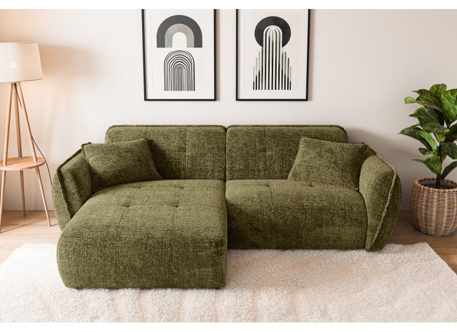 Narożnik Lumi – Obły Narożnik L nowoczesny z Przeszyciami - Cremona 38