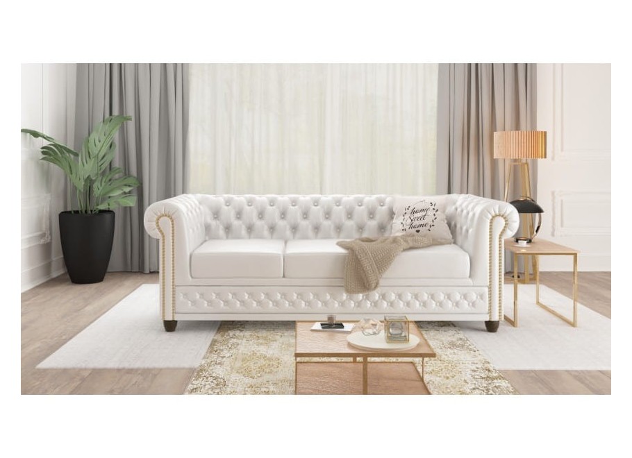 Sofa trzyosobowa pikowana Chesterfield FELIX BLINK 3 23