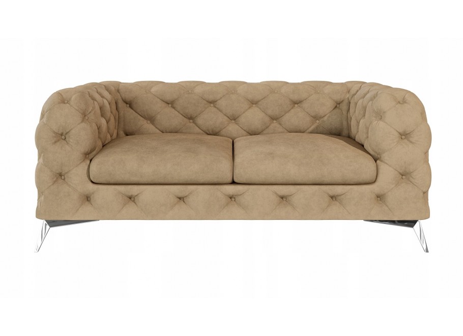 Sofa dwuosobowa pikowana glamour Chesterfield TEO 2 6