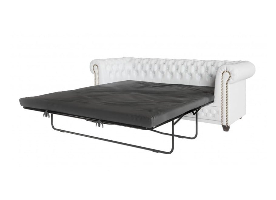 Sofa trzyosobowa z funkcją spania pikowana Chesterfield FELIX BLINK 3 1