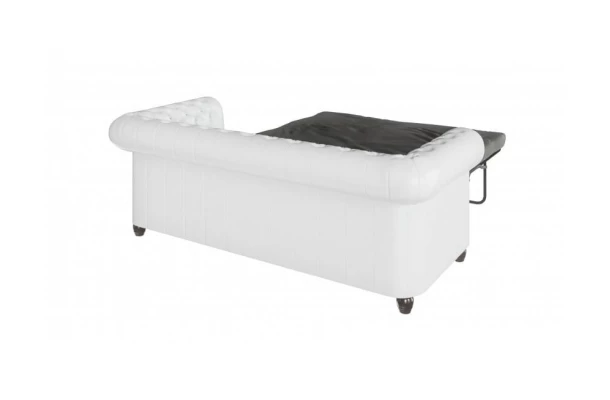 Sofa trzyosobowa z funkcją spania pikowana Chesterfield FELIX BLINK 3 - stylowe