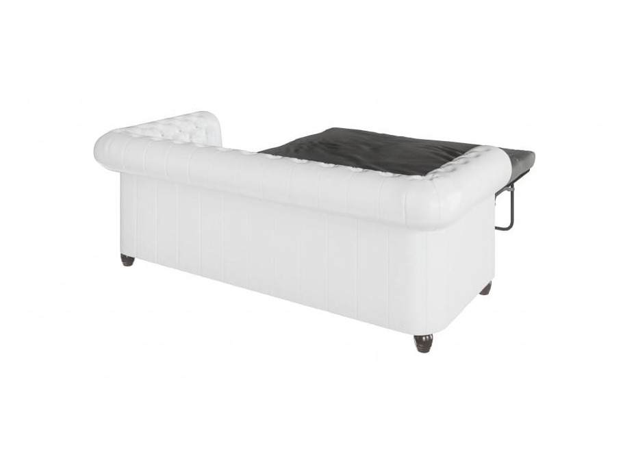 Sofa trzyosobowa z funkcją spania pikowana Chesterfield FELIX BLINK 3 7