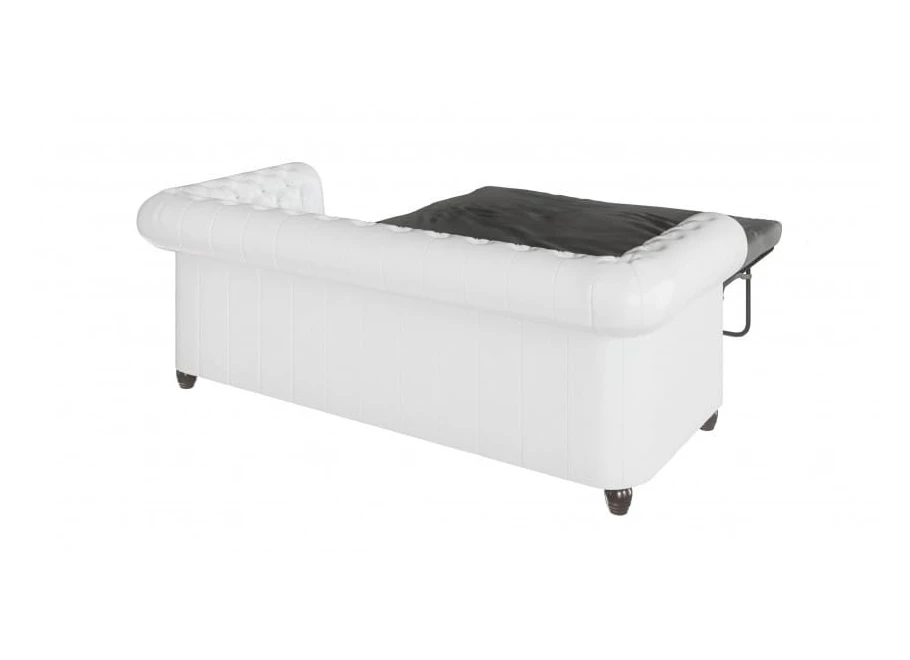 Sofa trzyosobowa z funkcją spania pikowana Chesterfield FELIX BLINK 3