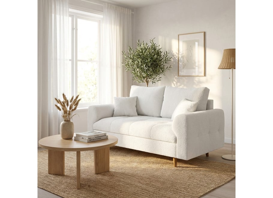 Sofa dwuosobowa Laril nowoczesna na wysokich nóżkach 4